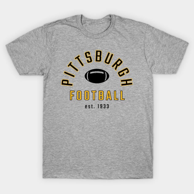 Vintage Pittsburgh Football T-Shirt by YinzerTraditions